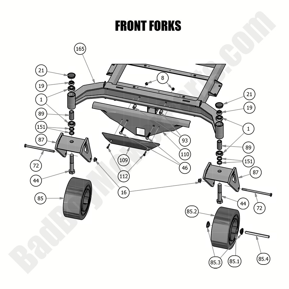 2019 Rebel - Front Forks